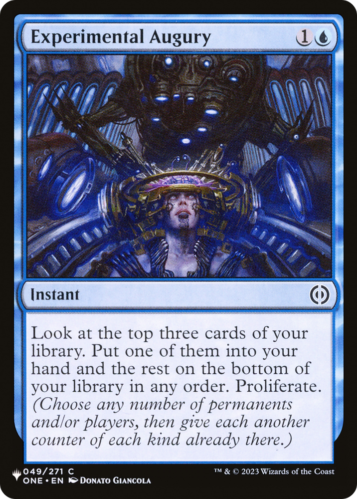 Experimental Augury [The List] Magic: The Gathering