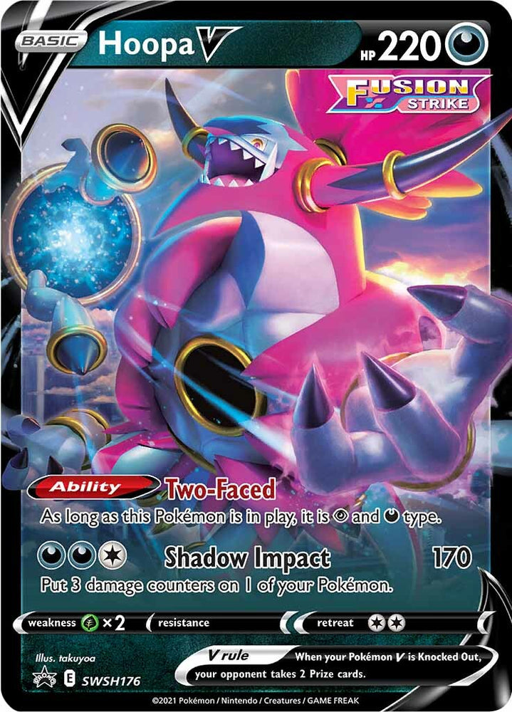 Hoopa V (SWSH176) (Jumbo Card) [Sword & Shield: Black Star Promos] Pokémon