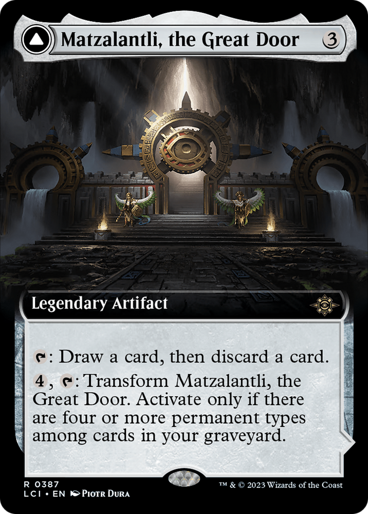 Matzalantli, the Great Door // The Core (Extended Art) [The Lost Caverns of Ixalan] Magic: The Gathering