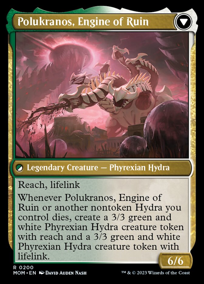 Polukranos Reborn // Polukranos, Engine of Ruin [March of the Machine] Magic: The Gathering