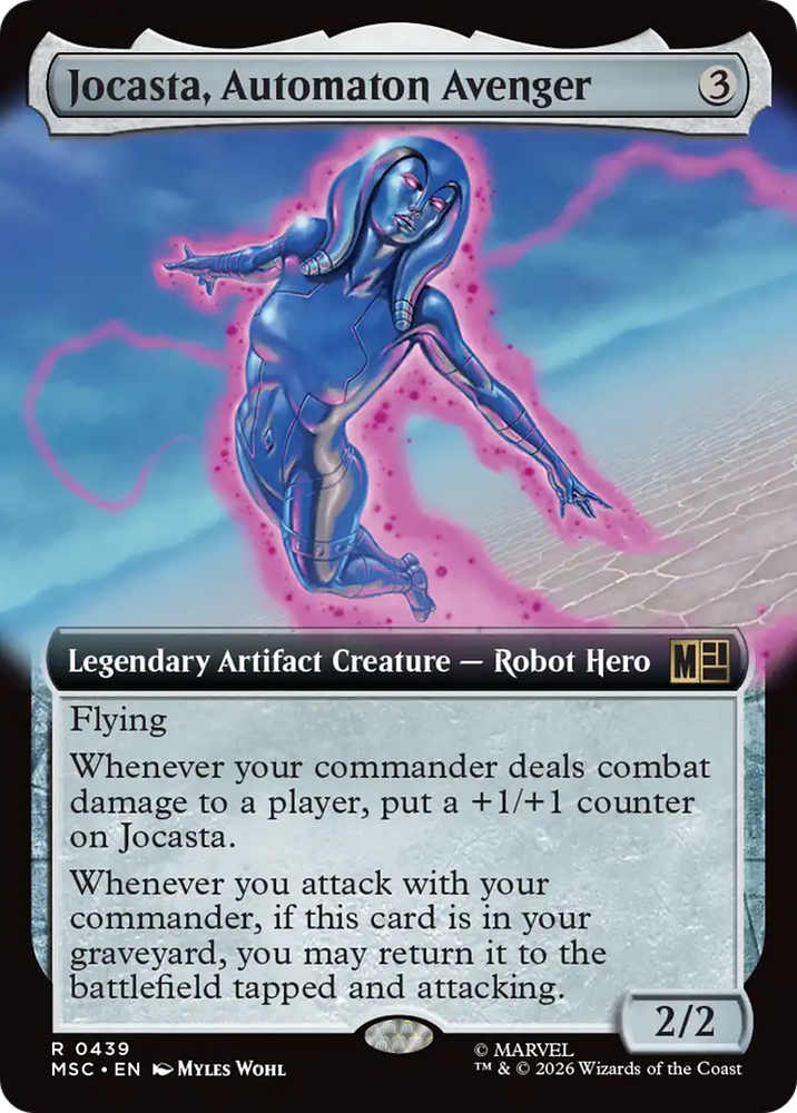 Jocasta, Automaton Avenger (Extended Art) [Marvel Super Heroes Commander] Magic: The Gathering
