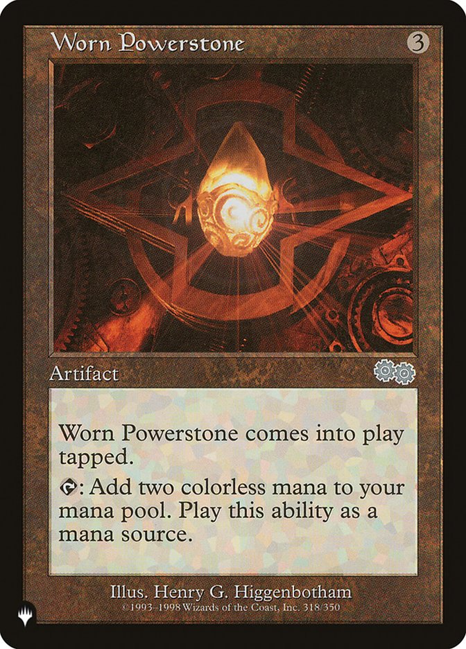 Worn Powerstone [The List] Magic: The Gathering
