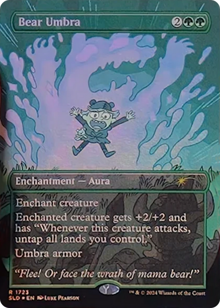 Bear Umbra (Rainbow Foil) [Secret Lair Drop Series] Magic: The Gathering