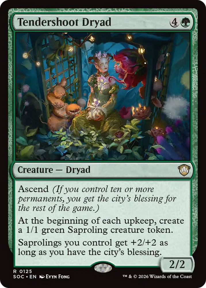 Tendershoot Dryad [Secrets of Strixhaven Commander] Magic: The Gathering