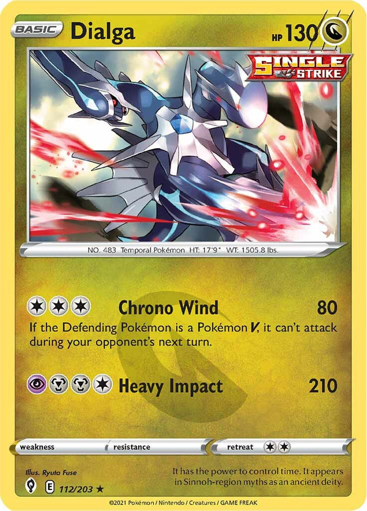 Dialga (112/203) [Sword & Shield: Evolving Skies] Pokémon