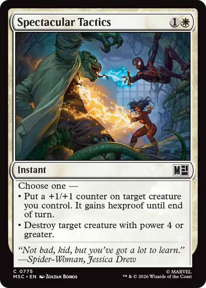 Spectacular Tactics [Marvel Super Heroes Commander] Magic: The Gathering
