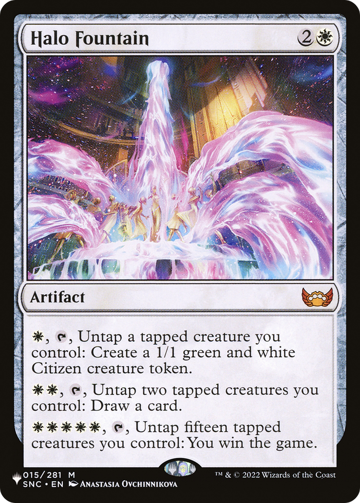 Halo Fountain [The List] Magic: The Gathering