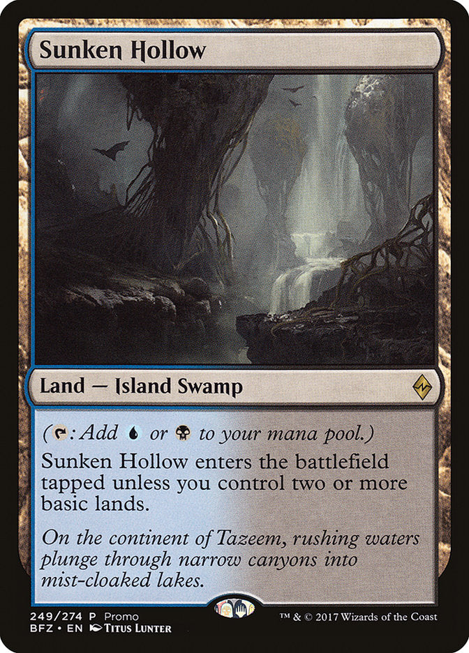 Sunken Hollow (Promo) [Standard Showdown Promos] Magic: The Gathering