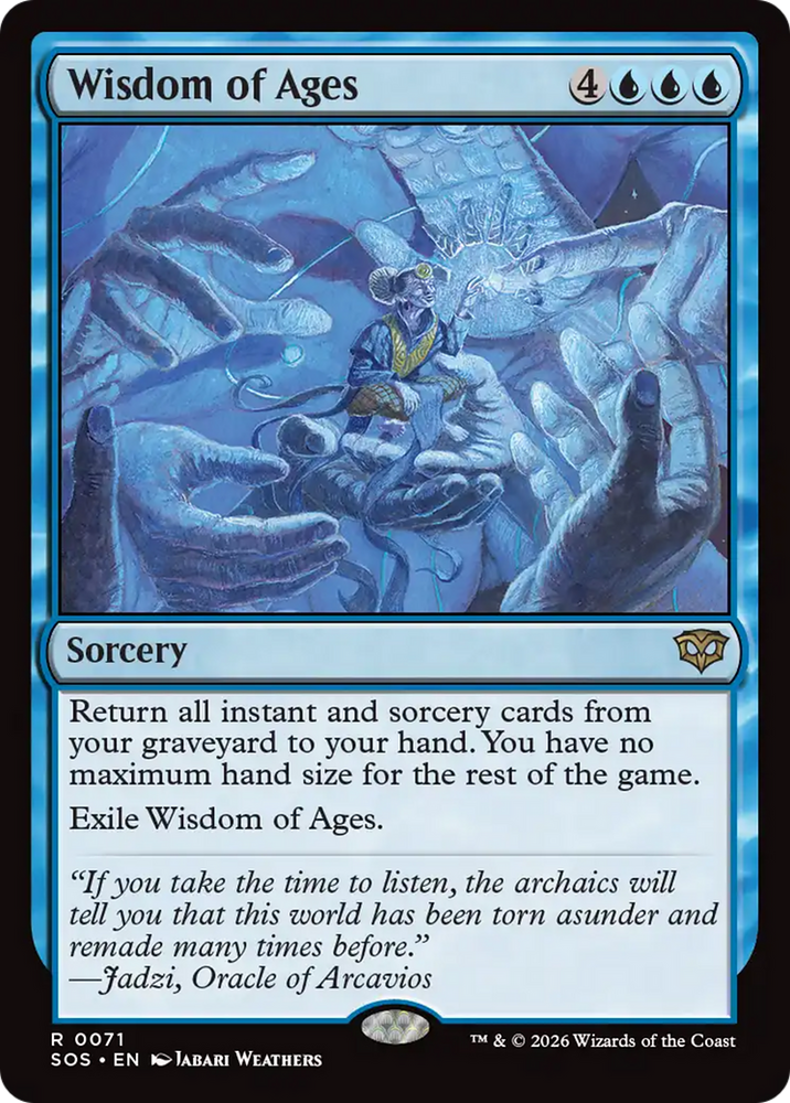 Wisdom of Ages [Secrets of Strixhaven] Magic: The Gathering