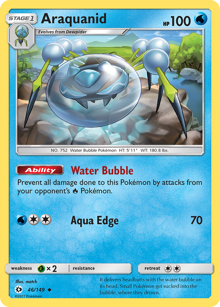 Araquanid (46/149) [Sun & Moon: Base Set] Pokémon