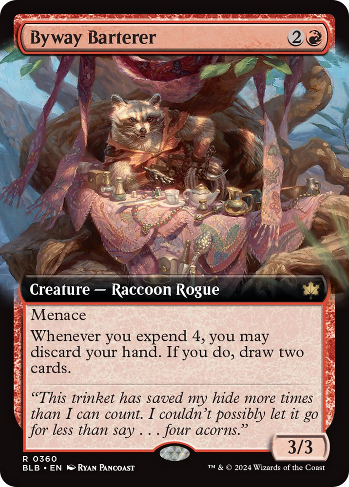 Byway Barterer (Extended Art) [Bloomburrow] Magic: The Gathering