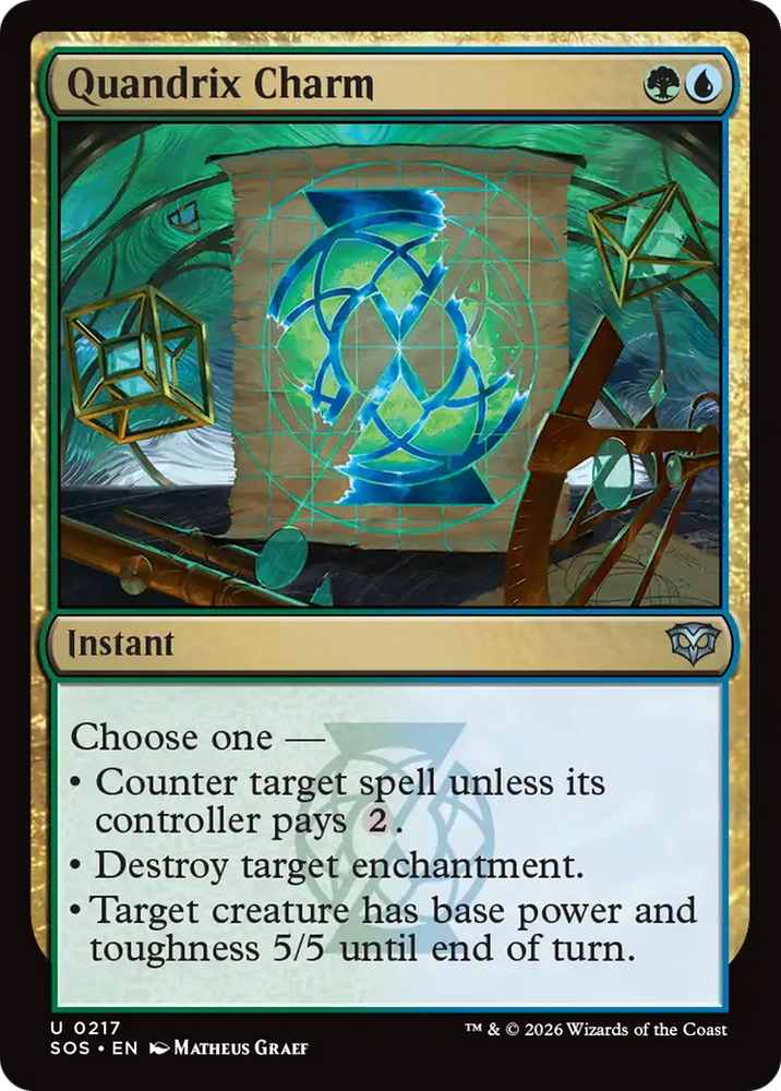 Quandrix Charm [Secrets of Strixhaven] Magic: The Gathering