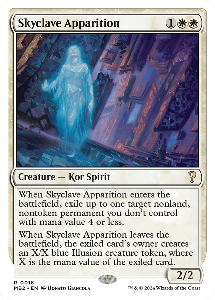 Skyclave Apparition (White Border) [Mystery Booster 2] Magic: The Gathering