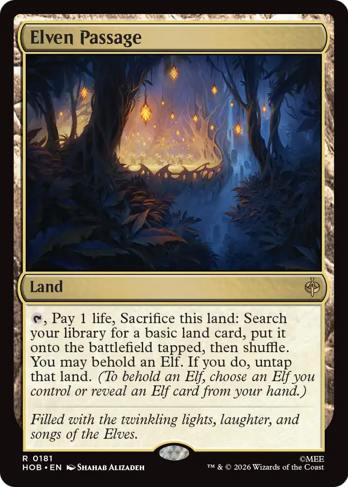 Elven Passage [The Hobbit] Magic: The Gathering