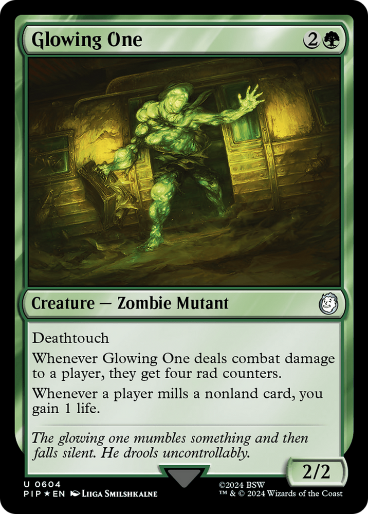 Glowing One (Surge Foil) [Fallout] Magic: The Gathering