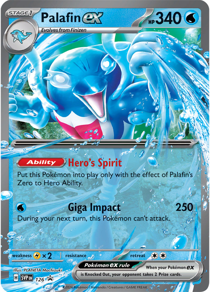 Palafin ex (126) (Jumbo Card) [Scarlet & Violet: Black Star Promos] Pokémon