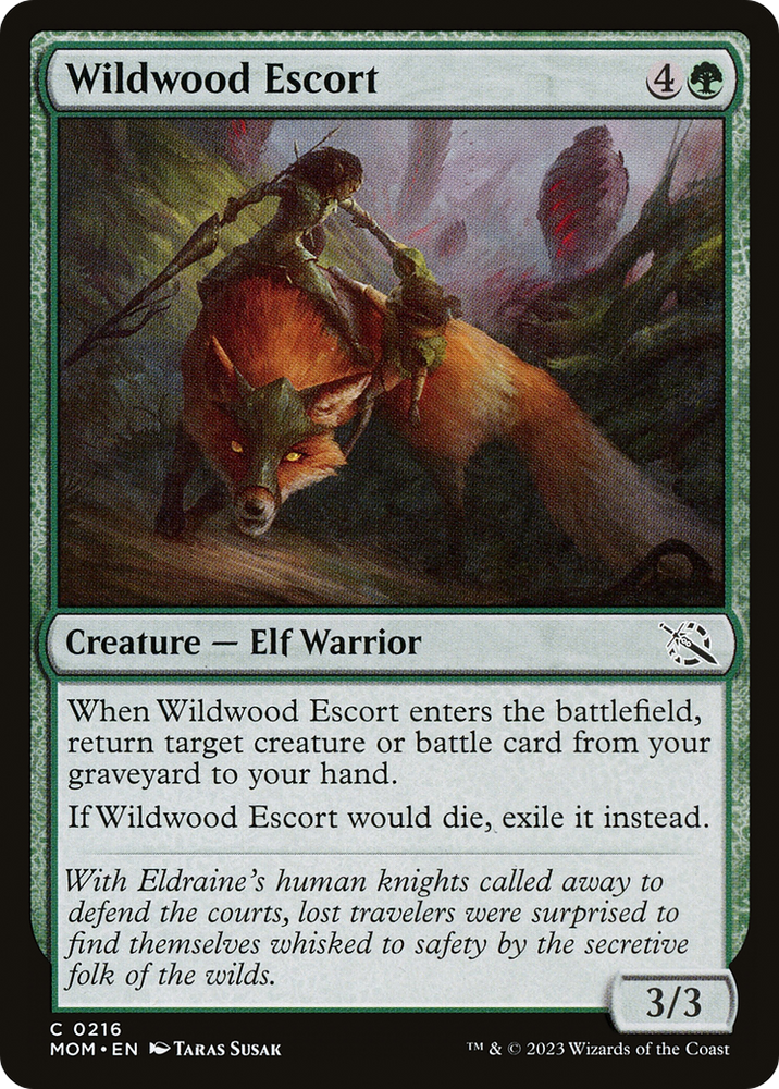Wildwood Escort [March of the Machine] Magic: The Gathering