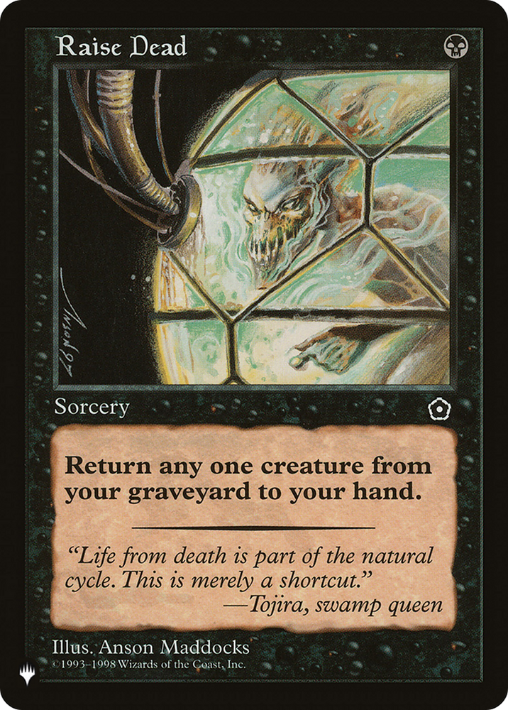 Raise Dead [The List] Magic: The Gathering