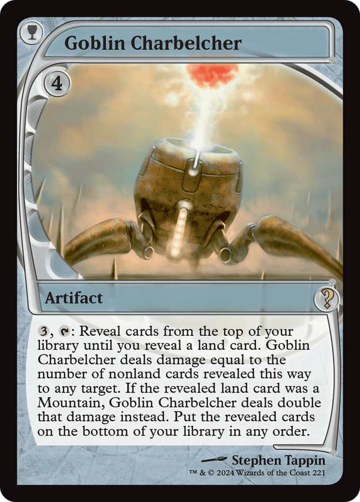 Goblin Charbelcher (Future Sight) [Mystery Booster 2] Magic: The Gathering