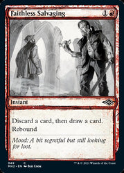 Faithless Salvaging (Sketch) [Modern Horizons 2] Magic: The Gathering