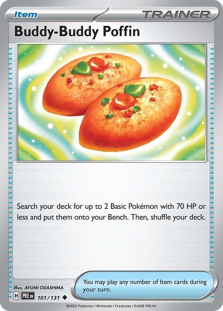 Buddy-Buddy Poffin (101/131) [Scarlet & Violet: Prismatic Evolutions] Pokémon