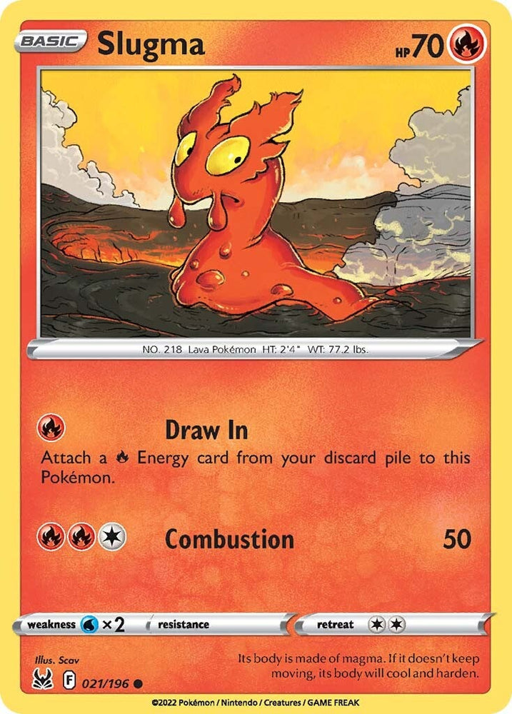 Slugma (021/196) [Sword & Shield: Lost Origin] Pokémon