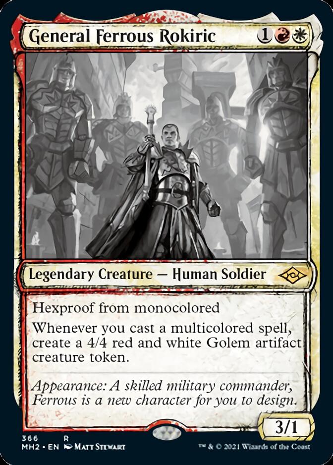 General Ferrous Rokiric (Sketch) [Modern Horizons 2] Magic: The Gathering