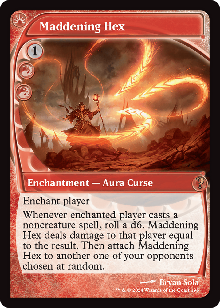 Maddening Hex (Future Sight) [Mystery Booster 2] Magic: The Gathering