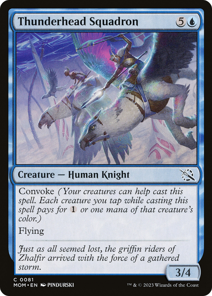 Thunderhead Squadron [March of the Machine] Magic: The Gathering