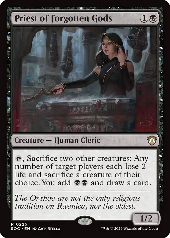 Priest of Forgotten Gods [Secrets of Strixhaven Commander] Magic: The Gathering
