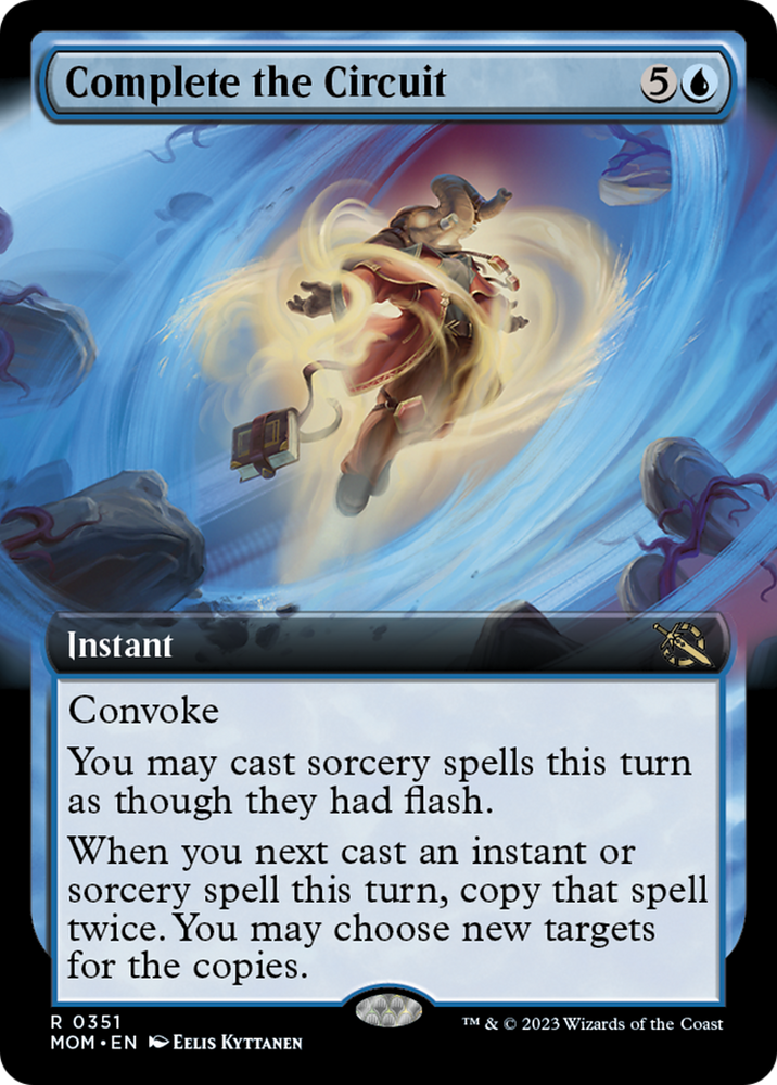 Complete the Circuit (Extended Art) [March of the Machine] Magic: The Gathering