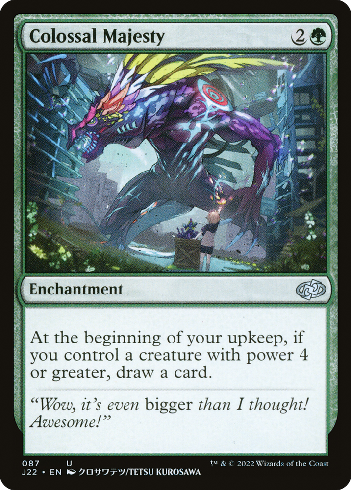 Colossal Majesty [Jumpstart 2022] Magic: The Gathering