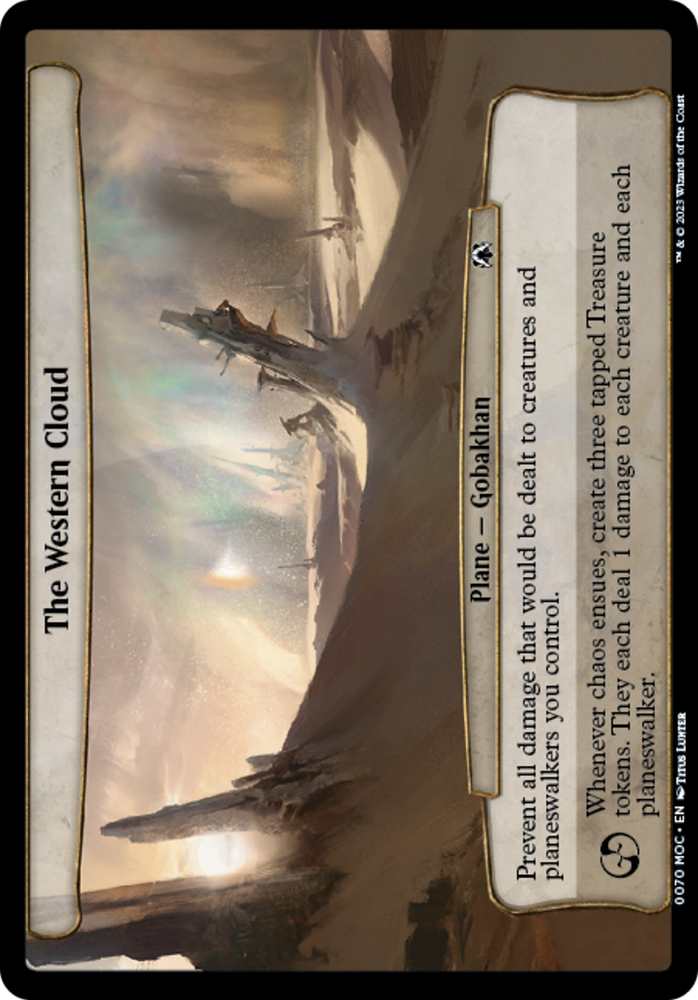The Western Cloud [March of the Machine Commander] Magic: The Gathering