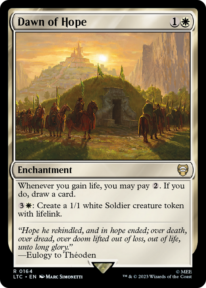 Dawn of Hope [The Lord of the Rings: Tales of Middle-Earth Commander] Magic: The Gathering