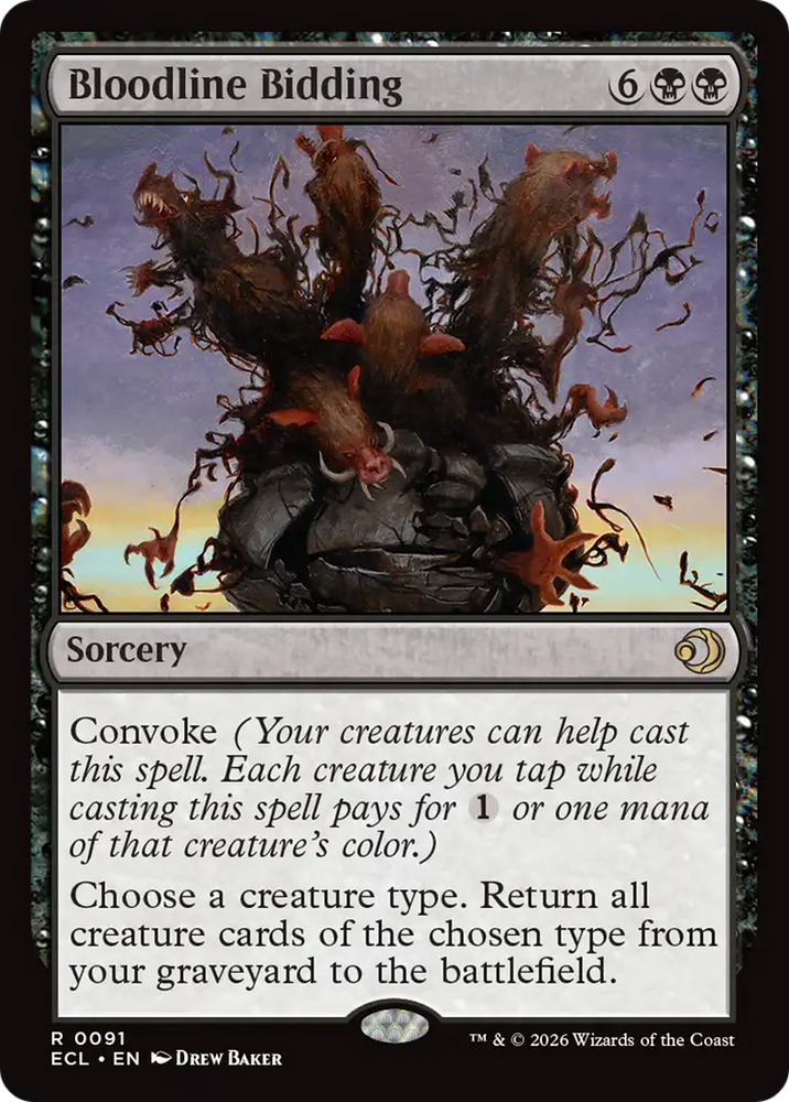 Bloodline Bidding [Lorwyn Eclipsed] Magic: The Gathering
