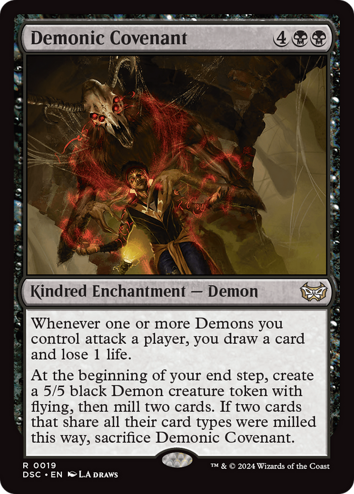 Demonic Covenant [Duskmourn: House of Horror Commander] Magic: The Gathering