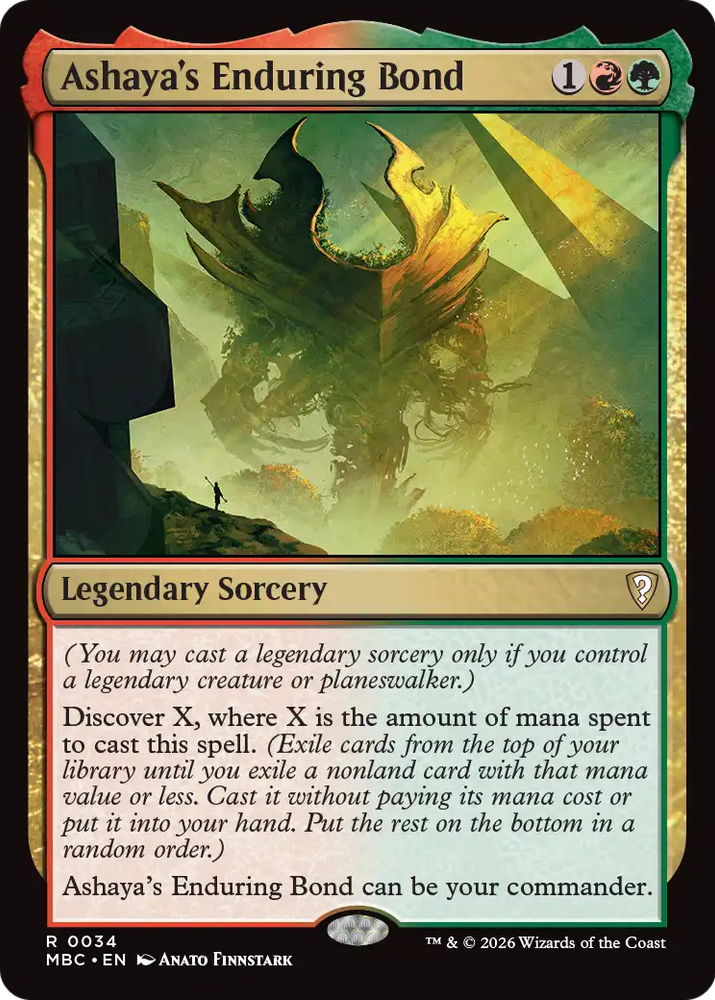 Ashaya's Enduring Bond [Mystery Booster: Commander Edition] Magic: The Gathering