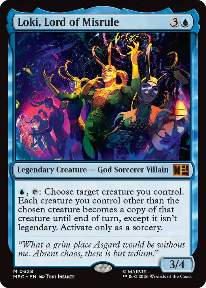 Loki, Lord of Misrule [Marvel Super Heroes Commander] Magic: The Gathering