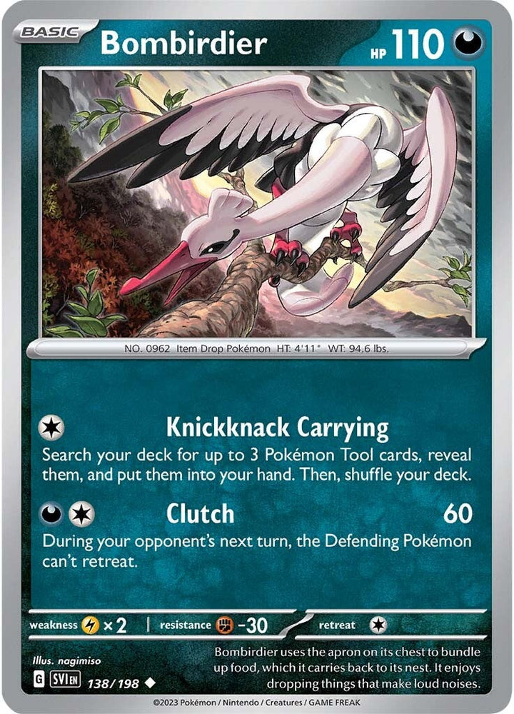 Bombirdier (138/198) [Scarlet & Violet: Base Set] Pokémon
