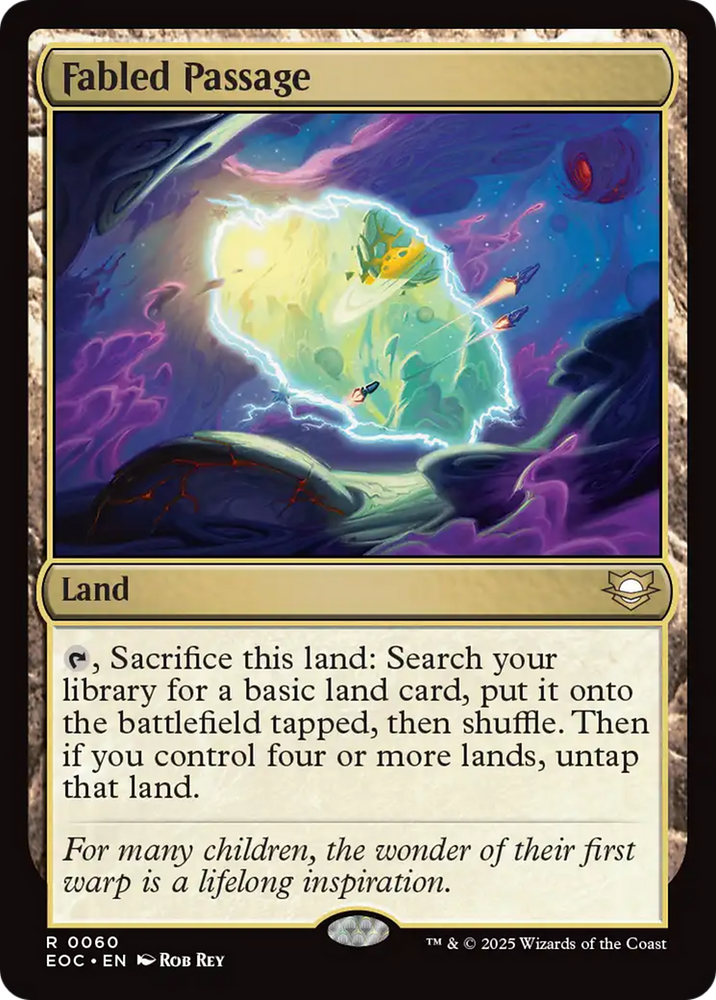 Fabled Passage [Edge of Eternities Commander] Magic: The Gathering