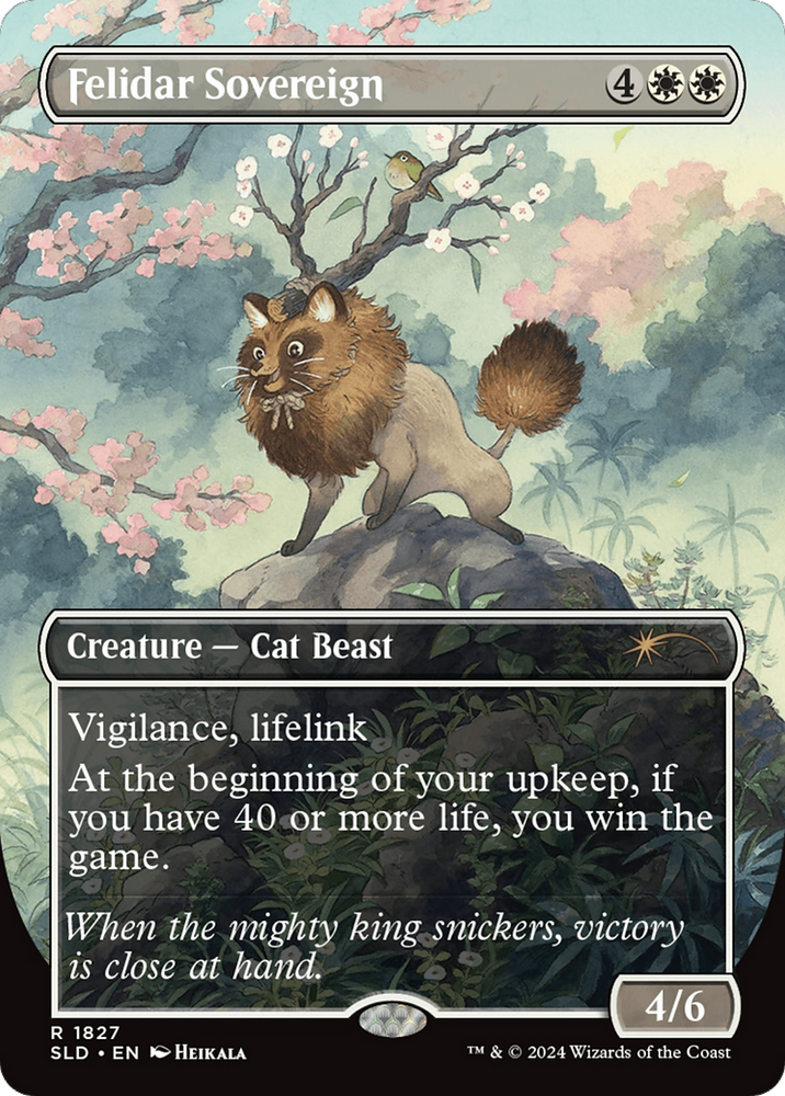 Felidar Sovereign (1827) (Rainbow Foil) [Secret Lair Drop Series] Magic: The Gathering