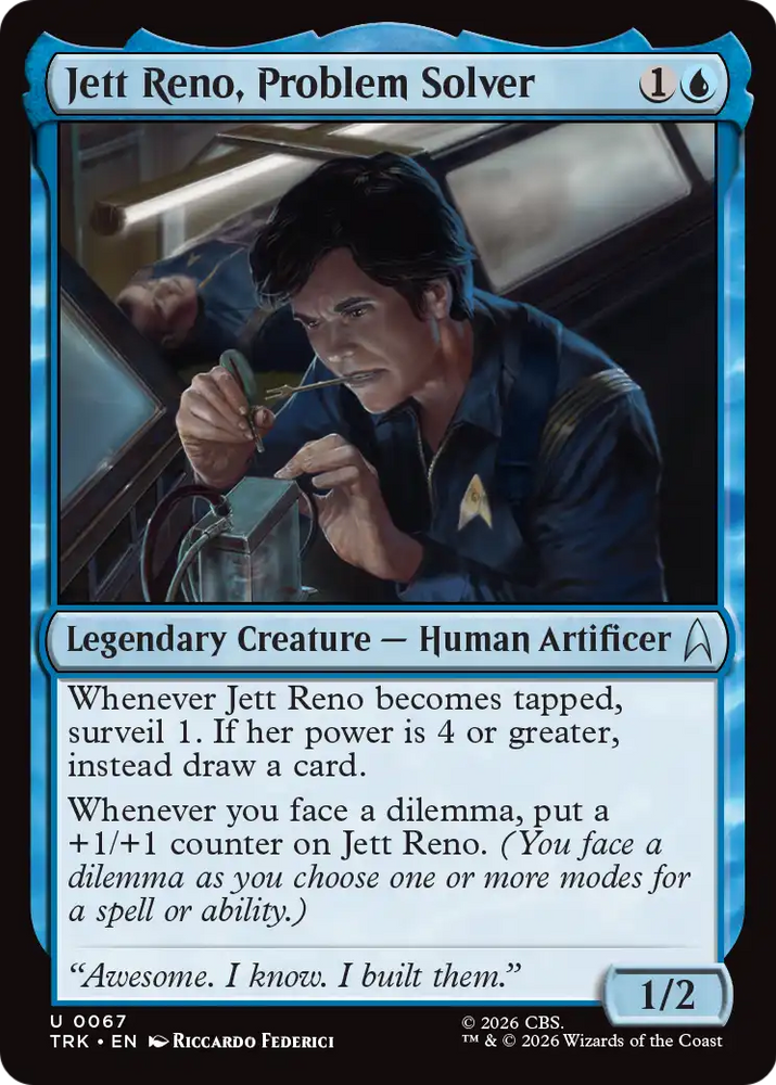 Jett Reno, Problem Solver [Star Trek] Magic: The Gathering