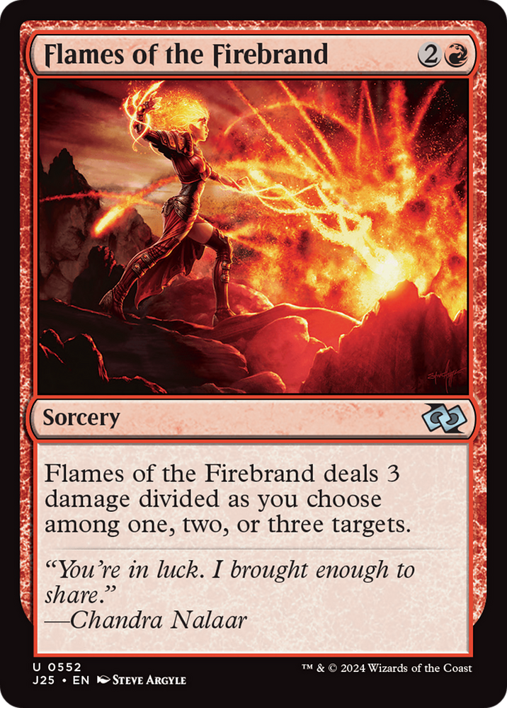Flames of the Firebrand [Foundations Jumpstart] Magic: The Gathering