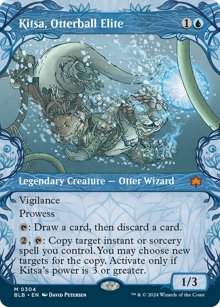 Kitsa, Otterball Elite (Showcase) [Bloomburrow] Magic: The Gathering
