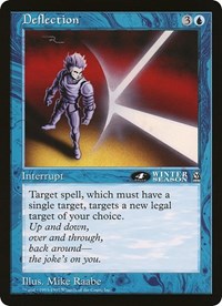 Deflection (4th Place) (Oversized) [Oversize Cards] Magic: The Gathering