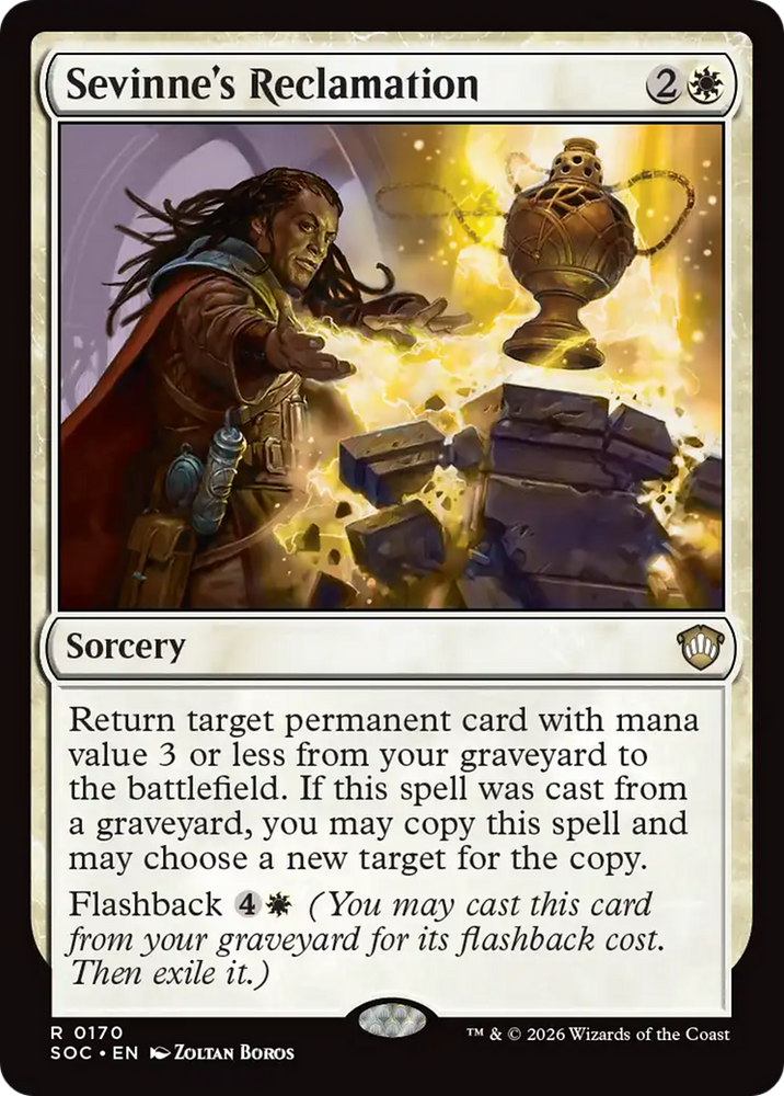 Sevinne's Reclamation [Secrets of Strixhaven Commander] Magic: The Gathering