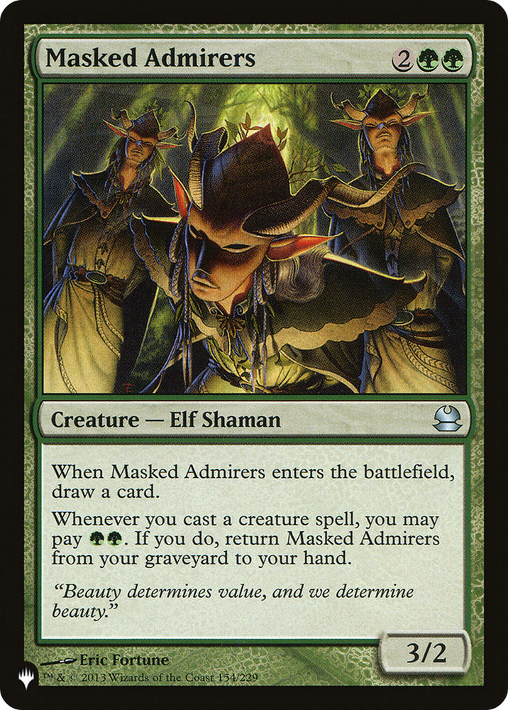 Masked Admirers [The List] Magic: The Gathering