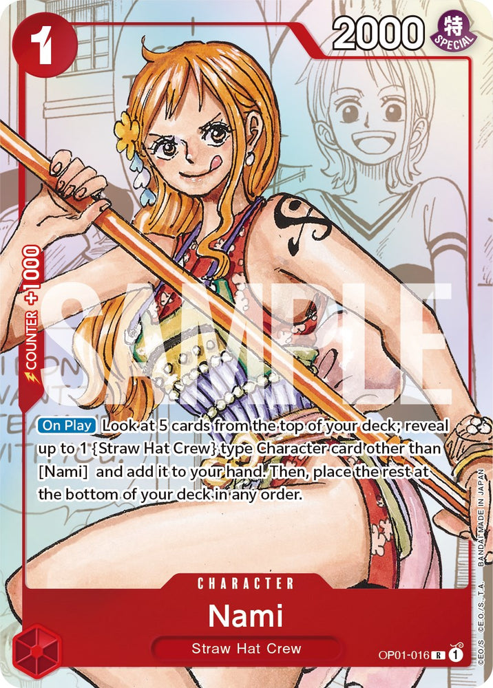 Nami (Alternate Art) [One Piece Promotion Cards] Bandai