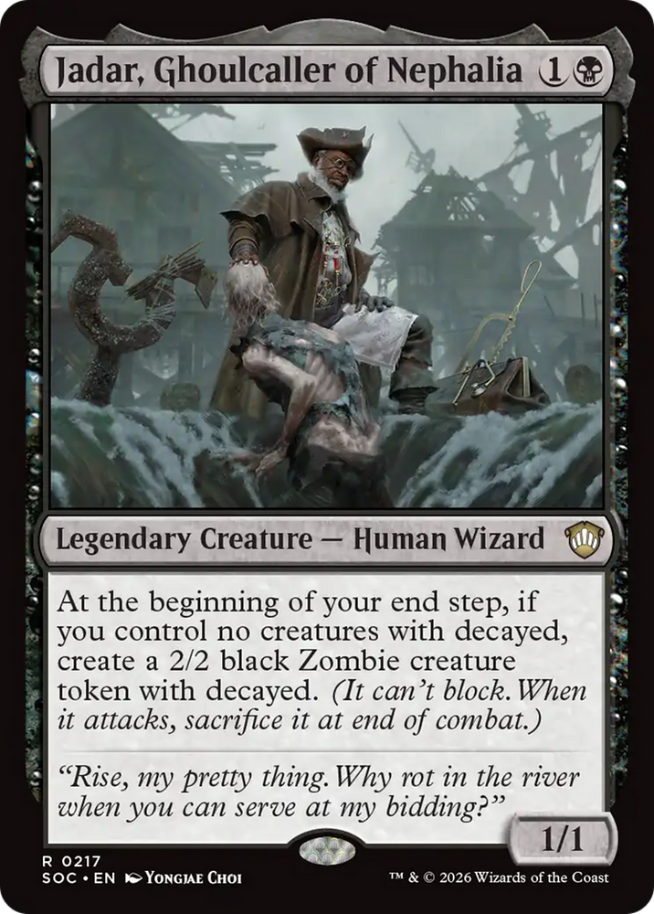 Jadar, Ghoulcaller of Nephalia [Secrets of Strixhaven Commander] Magic: The Gathering