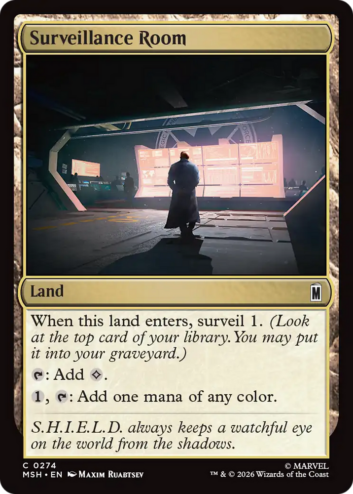 Surveillance Room [Marvel Super Heroes] Magic: The Gathering